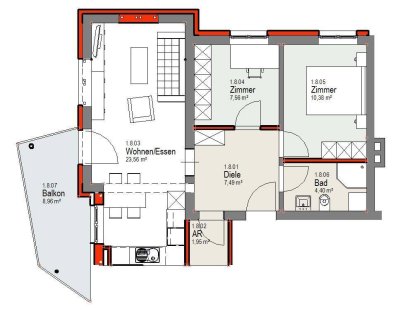 Wohnung in sonniger Traumlage zu vermieten