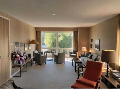 Stielvolle 205 m² Wohnung im authentischen Midcentury-Stil der 1960er Jahre