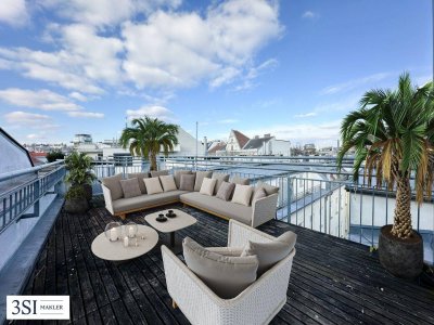 Exklusive Dachgeschoßmaisonette mit Terrasse und traumhaftem Ausblick - in Top-Lage des 5. Bezirks