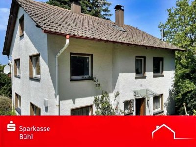 Zweifamilienhaus in naturnaher Hanglage von Bühlertal