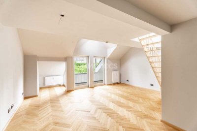 Stilvolle Maisonette-Wohnung 'Lina' mit Loft-Charakter in Toplage – Haubenschloss