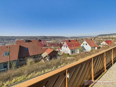 Gemütliche Doppelhaushälfte mit Garage und sensationeller Aussicht in Meiningen zu verkaufen.