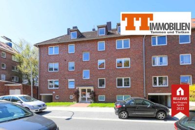 TT bietet an: 3-Zimmer-Wohnung mit Garage und Keller in Heppens!