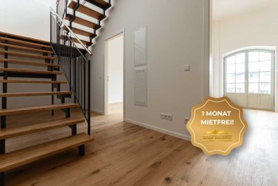 1 Monat kaltmietfrei | Maisonette-Wohnung mit 2 Terrassen | Klimaanlage | Parkett | Stellplatz