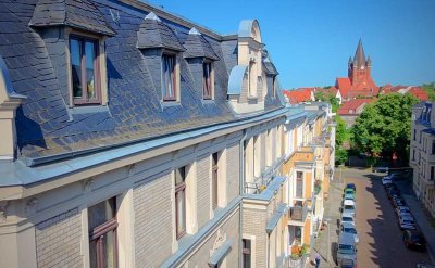Exklusive 4-Raum-Wohnung m. 2 Balkonen, Aufzug, Blick auf Pauluskirche