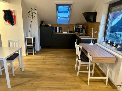modernisierte 1.5 Zimmer DG-Wohnung mit gehobener Innenausstattung in Leingarten