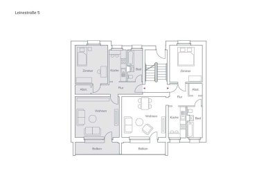 Gemütliche 2 Zimmerwohnung in ruhiger Lage