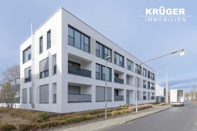 KA-Rüppurr / großzügige Mais.-Whg mit EBK, Balkon, Keller, TG- und KFZ-Platz auf Erbpachtgrundstück