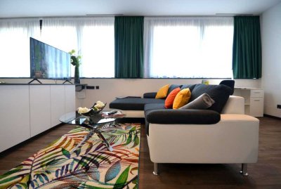 ab 16.10. frei: Schicke 1-Zimmer-Penthouse-Wohnung, komfortabel ausgestattet, Innenstadt Offenbach