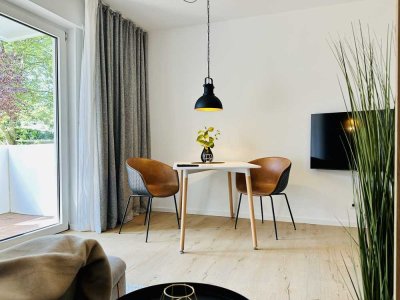 Möbliertes 1-Zimmer-Apartment in beliebter Lage im Johannesviertel mit Balkon & Blick ins Grüne