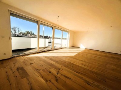 Offen, hell, besonders – Dachgeschoss mit Terrasse