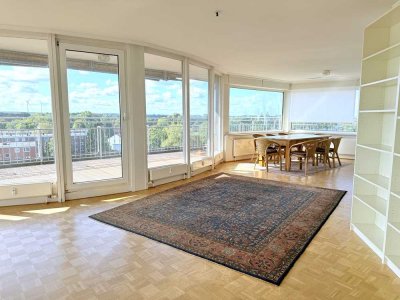 Besonderes, lichtdurchflutetes Penthouse mit Panoramablick