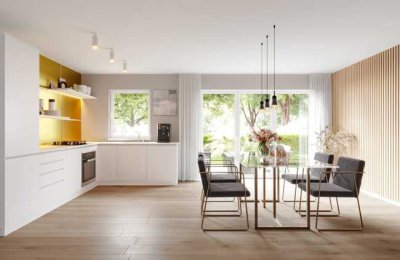 Gartenwohnung mit Südterrasse und 1 Hobbyraum mit Gäste-WC im UG