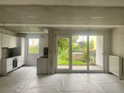 2-Zimmer-Wohnung mit Einbauküche und Mietergarten