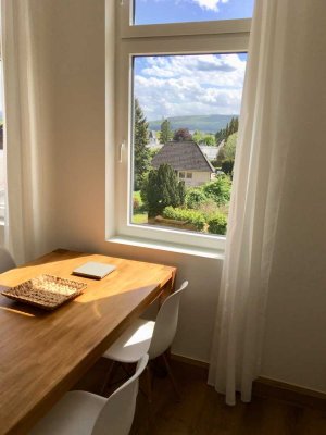 Schöne 3-Raum- Wohnung teilmöbliert mit EBK und Garten