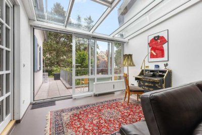 Stadtvilla in exquisiter „Lug ins Land“-Lage, 206 m²-Ruhe-Oase in der Innenstadt