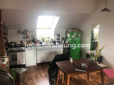 Tauschwohnung: helle DG 1-Raum-Wohnung