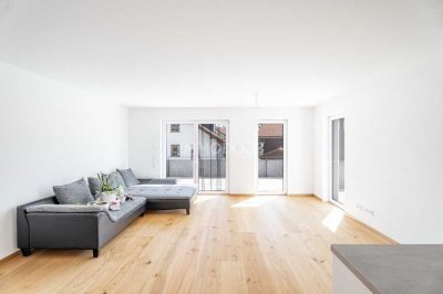 Lichtdurchflutete 3-Zimmer-Wohnung mit moderner Ausstattung in Lauben-Heising