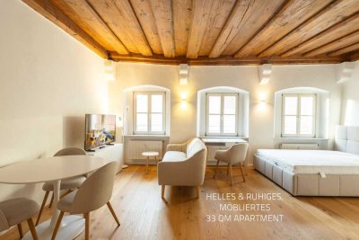 AB 01.12.25 | ERSTBEZUG NACH SANIERUNG: 1-ZIMMER-APARTMENT (33 QM) MÖBLIERT | REGENSBURG 80M VOM DOM