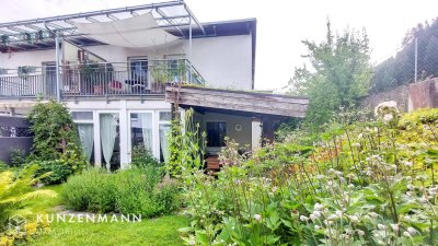 Doppelhaushälfte mit Garten in absoluter Ruhelage am Waldrand