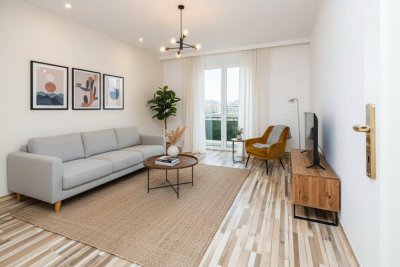 HIGHLIGHT I MODERNE DUSCHE I TOP-AUSGESTATTETE KÜCHE I ZENTRAL &amp; NÄHE BAHNHOF I 3. STOCK MIT LIFT I RENOVIERT I HAUSTIERE WILLKOMMEN I STILVOLLES WOHNEN I DURCHDACHTER GRUNDRISS I PROJEKT WOHNEN