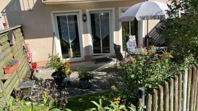 Möblierte 2-Zimmer Erdgeschosswohnung, voll ausgestattet, mit großer Terrasse in Nandlstadt