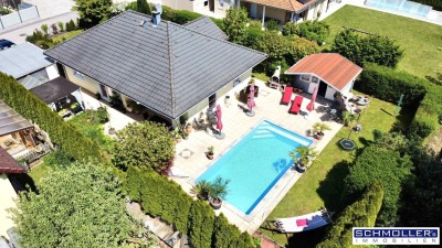 Wohlfühl-Bungalow mit Pool in idyllischer Lage
