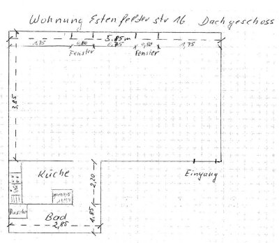 Grundsanierte, helle 1-Zimmer-Wohnung