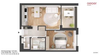 ERSTBEZUG: 2 Zimmerwohnung im 14. Bezirk - Top 05