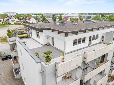 Penthouse am Olgapark mit großer Terrasse