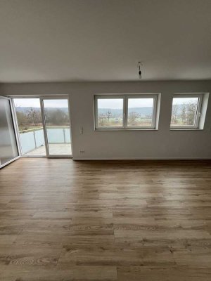 Neubau Kfw 55, 2 Zimmer Wohnung mit Balkon,Einbauküche und Stellplatz, 2Jahre Heizkostenfrei