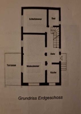 Wohnung über zwei Etagen mit 2 Bädern