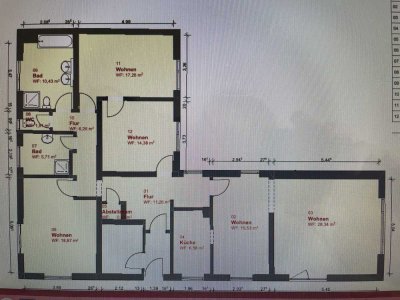 Modernisierte 4,5-Raum-Wohnung mit Balkon und Einbauküche in Prien