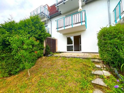 Mit Garten & Terrasse: Stilvolle 1-Zimmer-Wohnung – frisch renoviert + Stellplatz