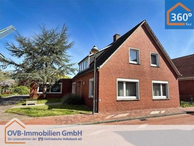 Einfamilienhaus mit Garage und großzügigem Grundstück in Jemgum