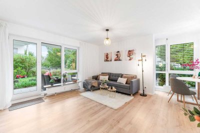 Sonnenfänger: bezugsfreie 3-Zi-Wg. mit 2 Terrassen + Garten in naturnaher Traumlage!