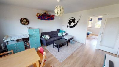 Helle 3 Zimmerwohnung mit Balkon und netten Nachbarn