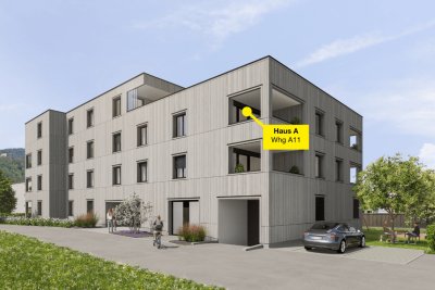 Kompakte 2-Zimmer-Terrassenwohnung | A11