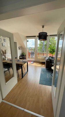3-Zimmer Dachgeschosswohnung mit Balkon in Schrievers