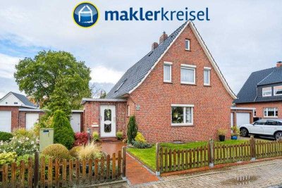 Jever: solides Einfamilienhaus mit Doppelgarage in toller Lage