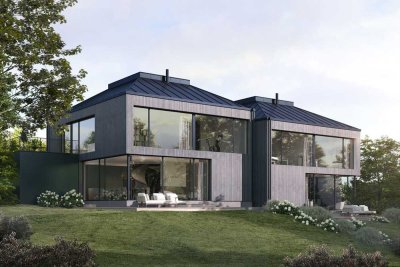 PUR.KLAR.SCHÖN. Puristische Architektenvilla am Eichenhang