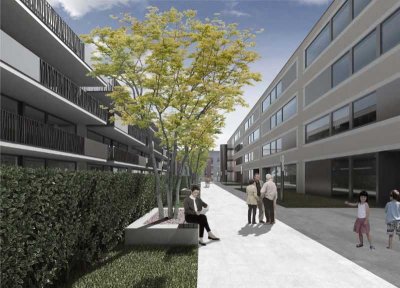 Moderne 3 Zimmer-Wohnung mit Terrasse