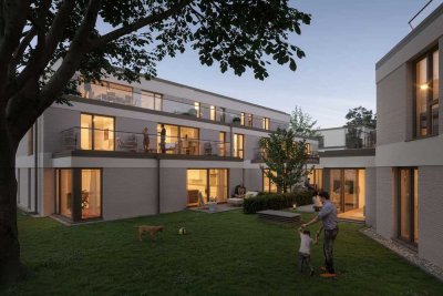 Neubau: Toplage in der Villenkolonie I: Familienfreundliche 4-Zimmer-Wohnung mit großer Terrasse