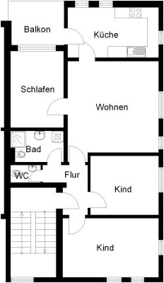 Familienglück: weitläufige 4-Zimmer-Wohnung (WBS)