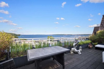 Sensationelles Penthouse mit traumhaftem Wald- und Fördeblick