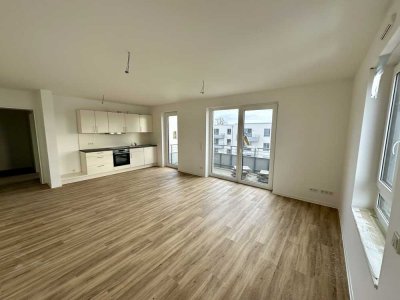 Helle und moderne 2-Zimmerwohnung mit Balkon und Einbauküche