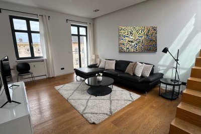 Möblierte 2-Zimmer-Penthouse-Wohnung  in Berlin-Kreuzberg(Graefekiez)