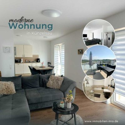 WOHNEN AUF DER SONNENSEITE: Neuwertige 2,5-Zi.-Wohnung in Künzelsau zu vermieten
