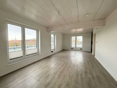 3-Raum Dachgeschoss-Wohnung mit Dachterrasse im Zentrum Von Bad Doberan