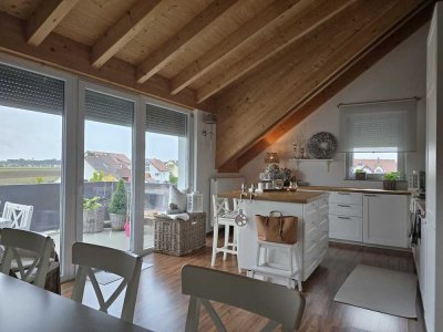 Attraktive 3,5-Zimmer Maisonette in Untermeitingen mit Garten und zwei Stellplätzen